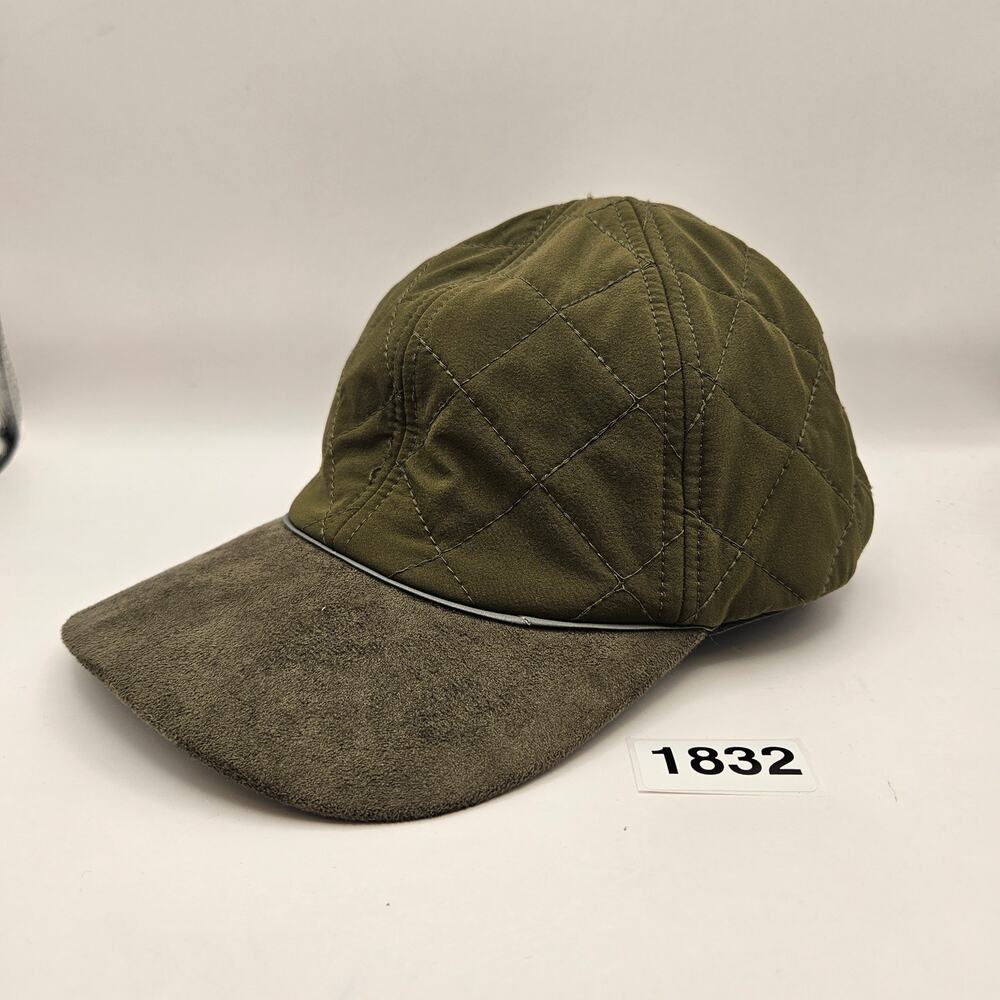 ALPINE DESIGN WOMEN'S OS OLIVE GREEN PUFFER CAP ADJUSTABLE STRAP NWT
